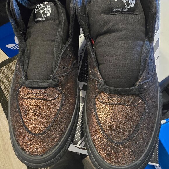 Vans Skate Half Cab Metallic Bronze VN0A2Z34B0Z Men's Size 10.5 Skate Shoes NEW - Picture 4 of 13